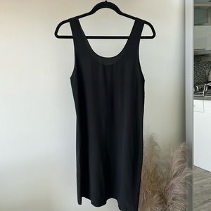 Aritizia black silk dress